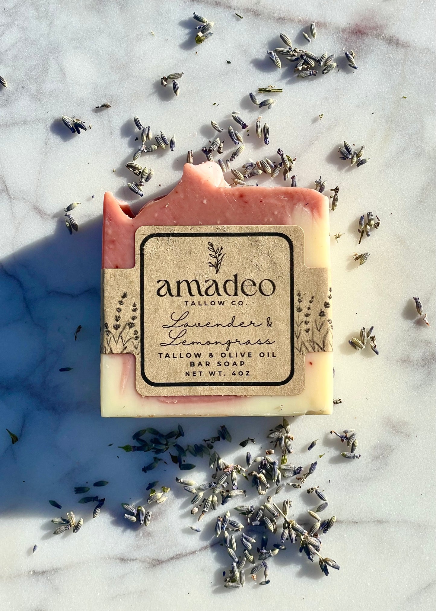 Lavender & Lemongrass Tallow Bar Soap