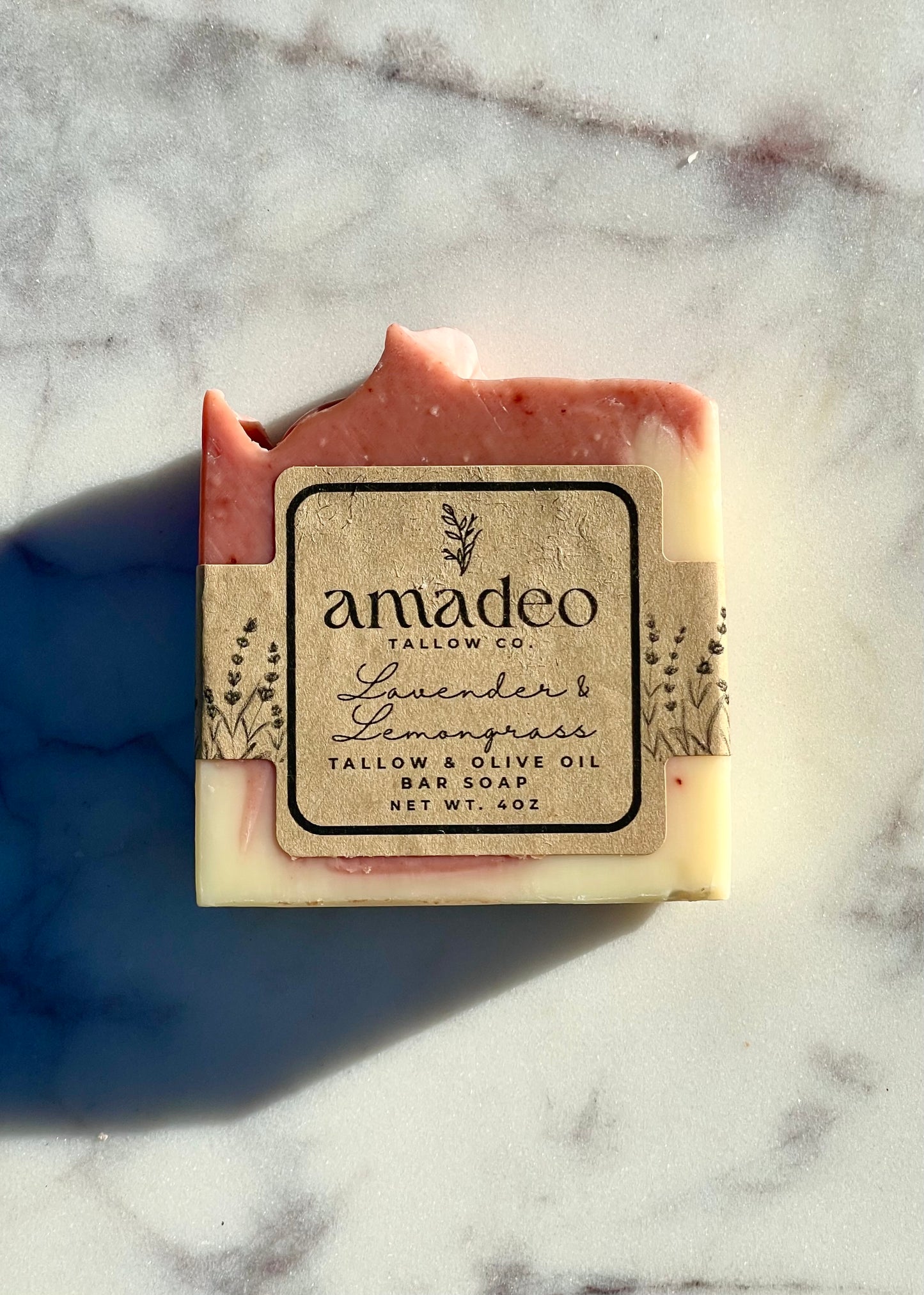 Lavender & Lemongrass Tallow Bar Soap